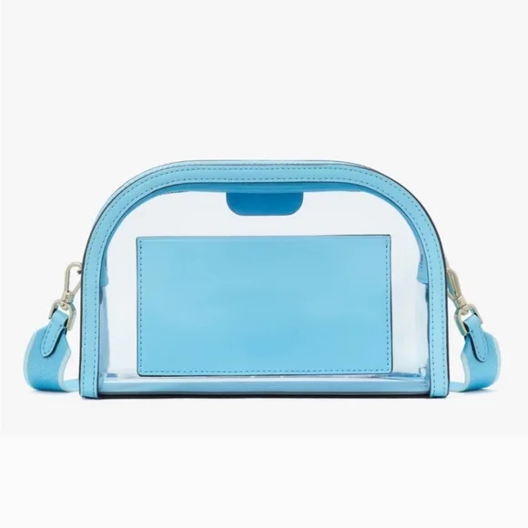 Kate Spade Clare See Through Small Dome Crossbody, Blue - Picture 5 of 5